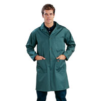 Dickies Unisex Stud Front Redhawk Warehouse Coat White Xlarge