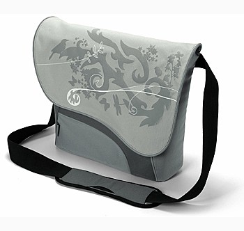 PepUp Mystique Messenger Bag Grey 15 Inch