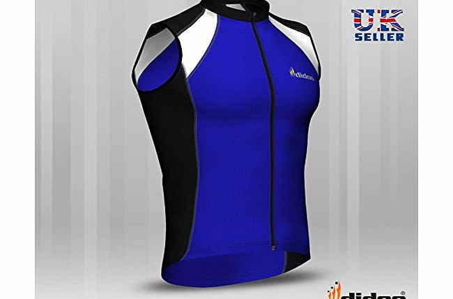 Didoo New mens cycling jersey sleeveless Biking Top Cycle racing sports outdoor shirt