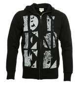 Black Full Zip Hooded Sweatshirt