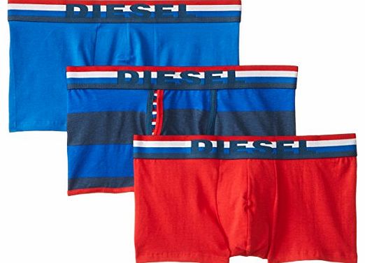 Diesel Divine Threepack Boxers - Red/blue