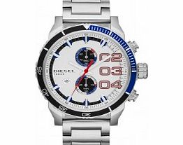 Diesel Franchise White Steel Chronograph Watch