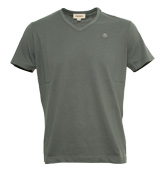 Green V-Neck T-Shirt