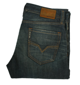 Larkee 8Y3 Dark Denim Straight Leg Jeans