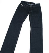 (Larkee) Dark Regular Straight Leg Jeans