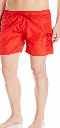 Diesel Men Swim Shorts Beach Swimshorts Mark-E Beach Boxer Shorts Mohawk - Red: : X-Large