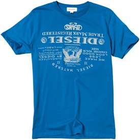 Mens Das T-Shirt Blue