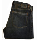 Diesel Mens Diesel Dark Distressed Effect Denim Regular Fit Button Fly Jeans 34 Leg