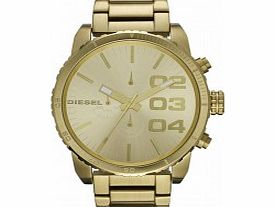 Diesel Mens Franchise Gold Chrono Watch