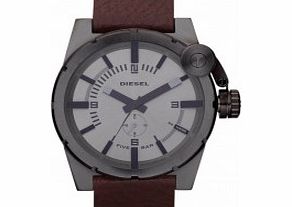 Diesel Mens Grey Brown Watch