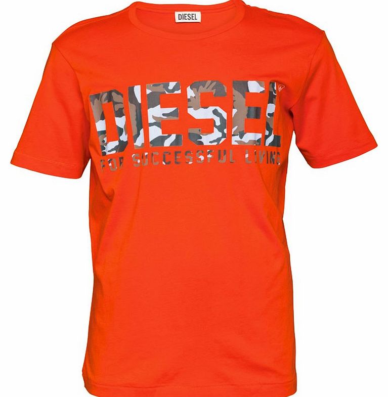 Mens T-Darr-R T-Shirt Orange