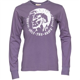 Mens Unarm Long Sleeve T-Shirt Purple