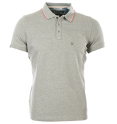 Pluton Grey Pique Polo Shirt