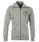 Senyon Mid Grey Full Zip Sweatshirt