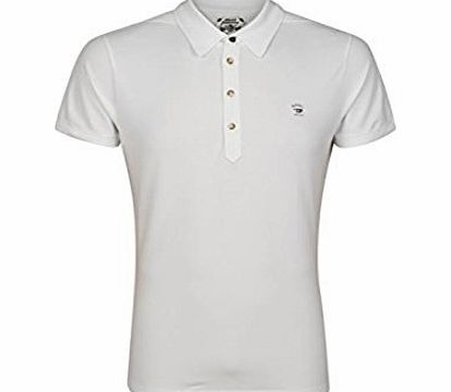 Diesel T Alfred Logo Polo Shirt White XL