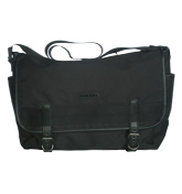 Track Black Messenger Bag