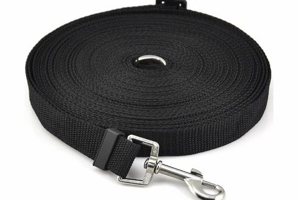 Digiflex  Dog Training Lead 50ft Long Line Black