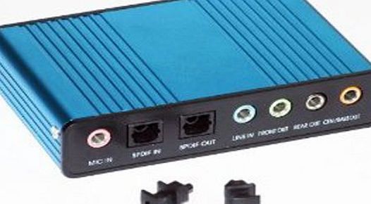 Digiflex External Sound Card USB 6 Channel 5.1 Audio