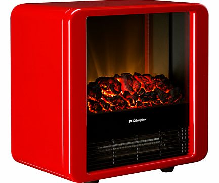 Dimplex MCF15R Microfire Fan Heater, Red