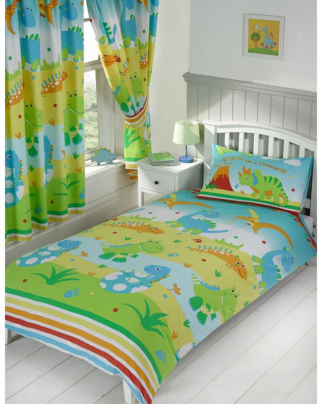 Roar Like a Dinosaur Junior Duvet Cover and