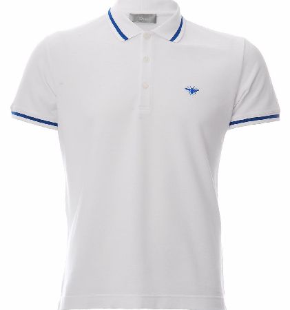 Dior Homme Signature Logo Polo White