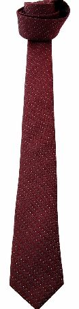 Dior Homme Silk Signature Tie Burgundy