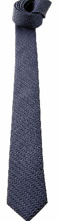 Homme Silk Signature Tie Navy