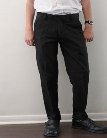 Direct Uniforms/Palvini Direct Uniforms Boys School/Formal Quality Skinny fit/SLIM leg Trouser-12-16yrs-Black-(S30)(29/30``w x 30``inside leg (15-16yrs approx)