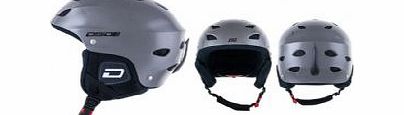 Dirty Dog Orbit Dark Silver Snow Helmet