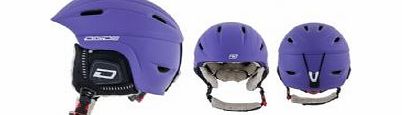 Venus Womens Matte Purple Snow Helmet