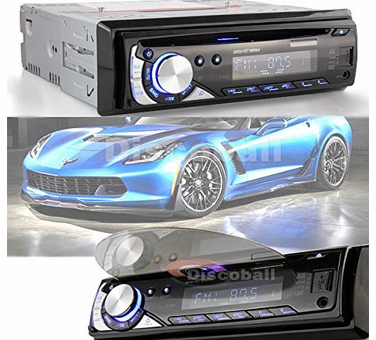 discoball  In Dash Car CD VCD DVD Player Radio Stereo MP3 AUX SD USB Ipod 1 DIN Panel Detachable