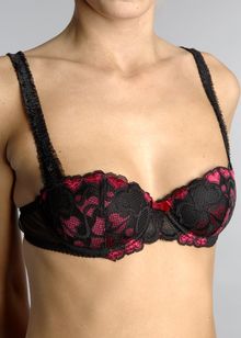 Discover Mademoiselle Bo Heart half cup bra