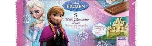 Disney 2 X DISNEY FROZEN 6 BARS OF MILK CHOCOLATE BARS 72GM XMAS GIFT