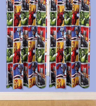 Marvel Comics Avengers Team Curtains