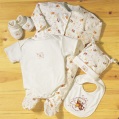 DISNEY BABY babys sleepsuit bodysuit hat booties and bib