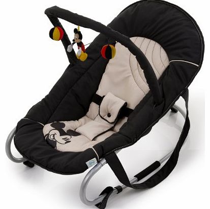 Baby Classic Mickey Bungee Deluxe Rocker (Black)