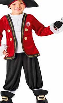 Disney Captain Hook Dress Up Costume - 5 - 6 Years