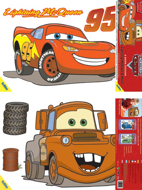 8 Giant Wall Stickers