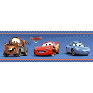 Disney Cars Border - Blue