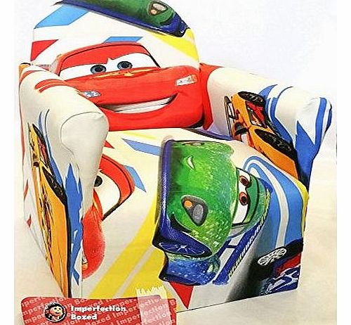 Cars CHILDRENS BRANDED CARTOON CHARACTER ARMCHAIR CHAIR BEDROOM PLAYROOM KIDS SEAT