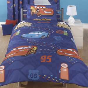 Racing Track Single Rotary Duvet Set