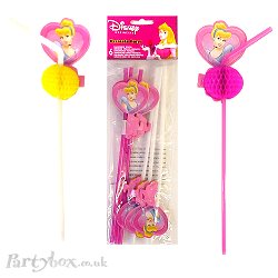 Disney Princess - Pack of 6 straws