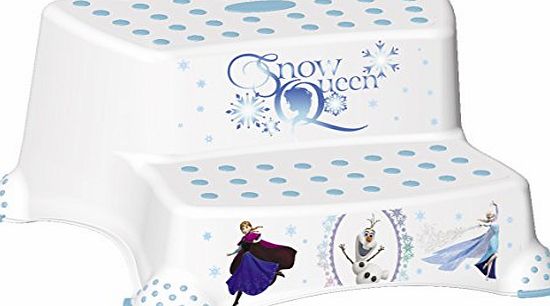 Disney FROZEN Childrens Toilet Training 21cm tall Double Step Stool - White