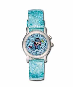 DISNEY Girls Eeyore Light Sequence Strap Watch