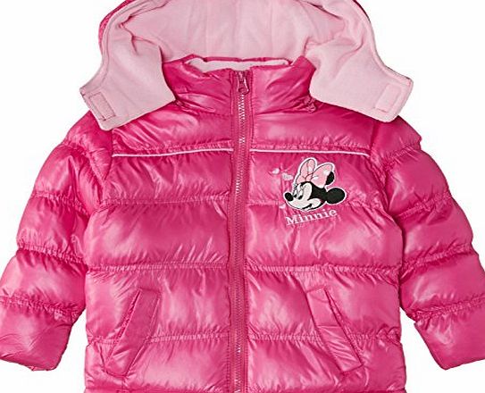 Disney Girls Minnie Mouse Coat, Fuchsia, 4 Years