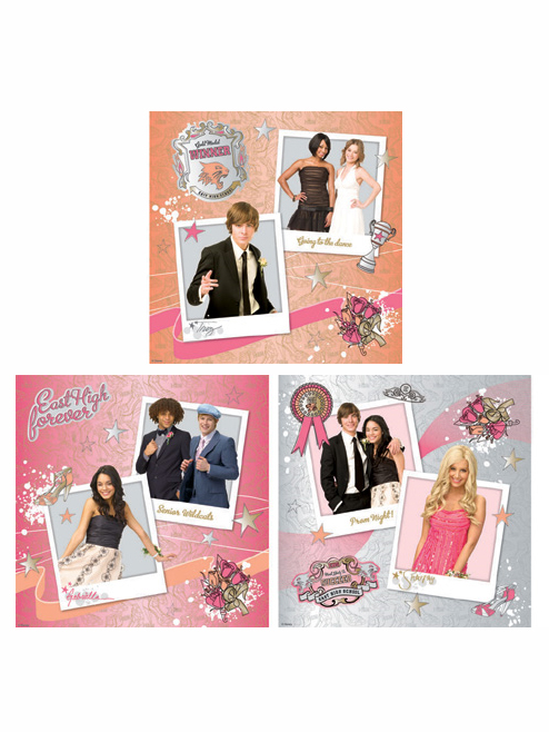 3 Wall Stickers Art Squares 3 large pieces