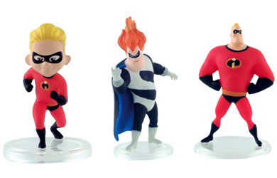 disney MicroWorld - Disney Pixar The Incredibles Figure Pack