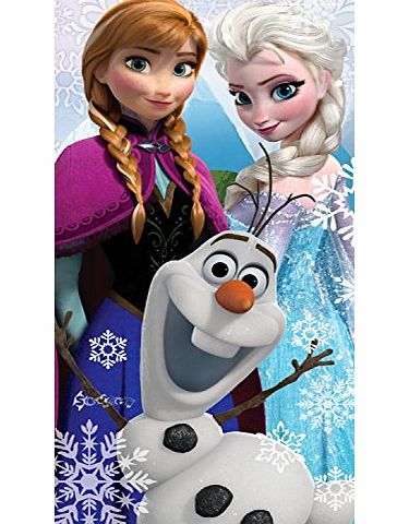 Disney Official Disney Frozen Towel Olaf Elsa Anna Cotton Beach Bath Towel