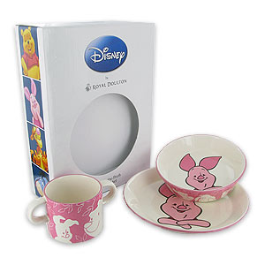 disney Piglet Mug Bowl And Plate Gift Set