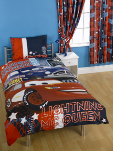 Disney Pixar Cars `ornet and McQueen`Single Duvet Cover